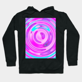 Waterdrop Vaporwave Pattern Hoodie